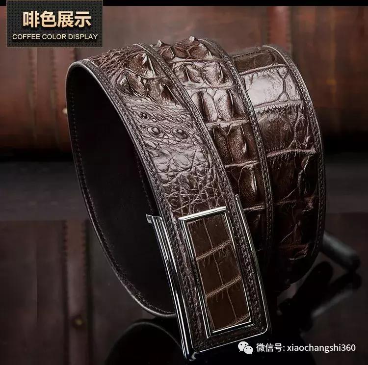鳄鱼皮手工定制皮带,鳄鱼皮皮带量身定制
