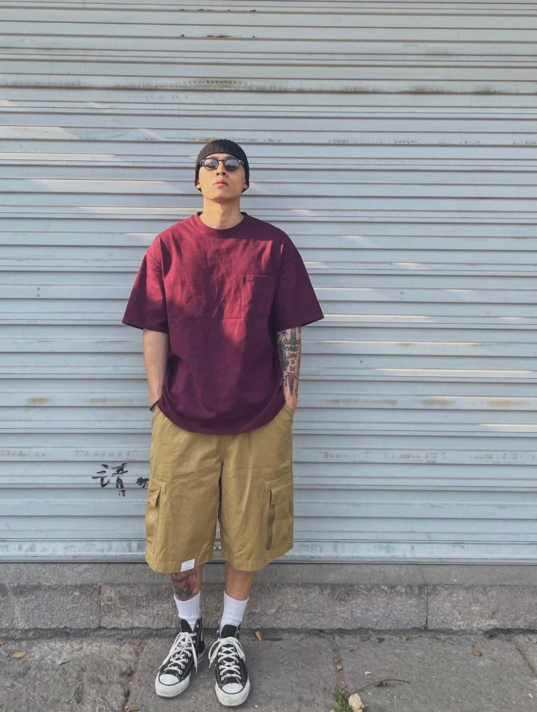 工装短裤搭配男生180,175男生如何穿短裤不显个子矮