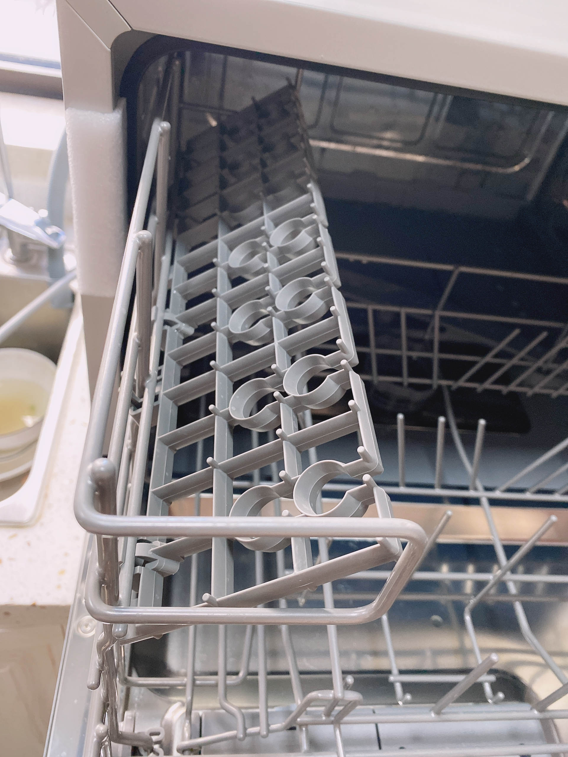 小户型窄台面嵌入式超薄洗碗机,慧曼c2小型台面洗碗机