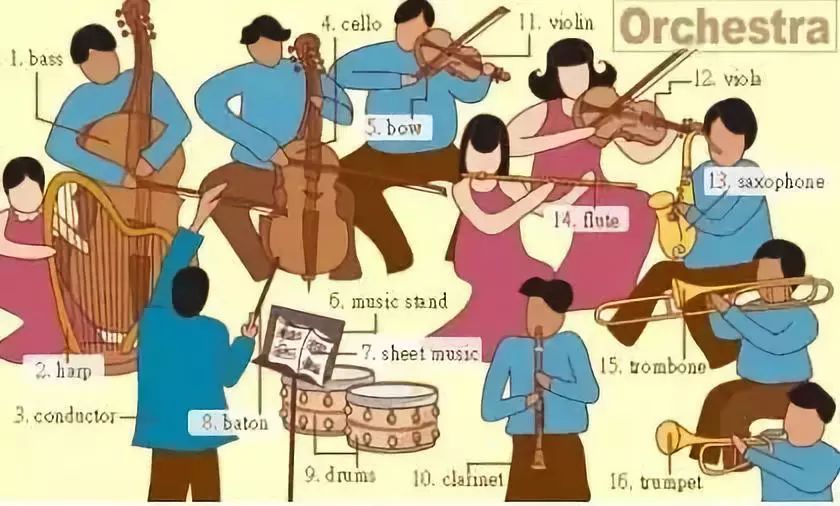 36张图让你记住中学英语所有生活用词，果断收藏