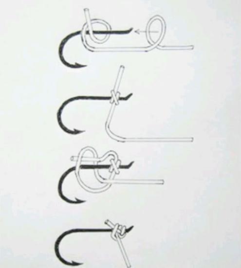 鱼钩的正确绑法图解视频,双鱼钩和连接环的绑法图解