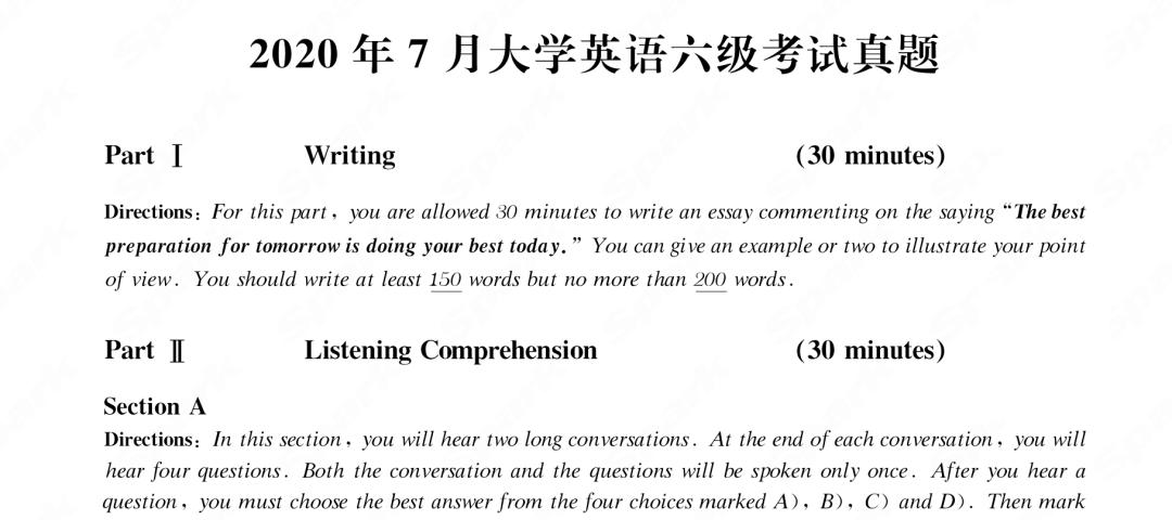 四六级听力真题pdf,历年四六级听力真题及答案