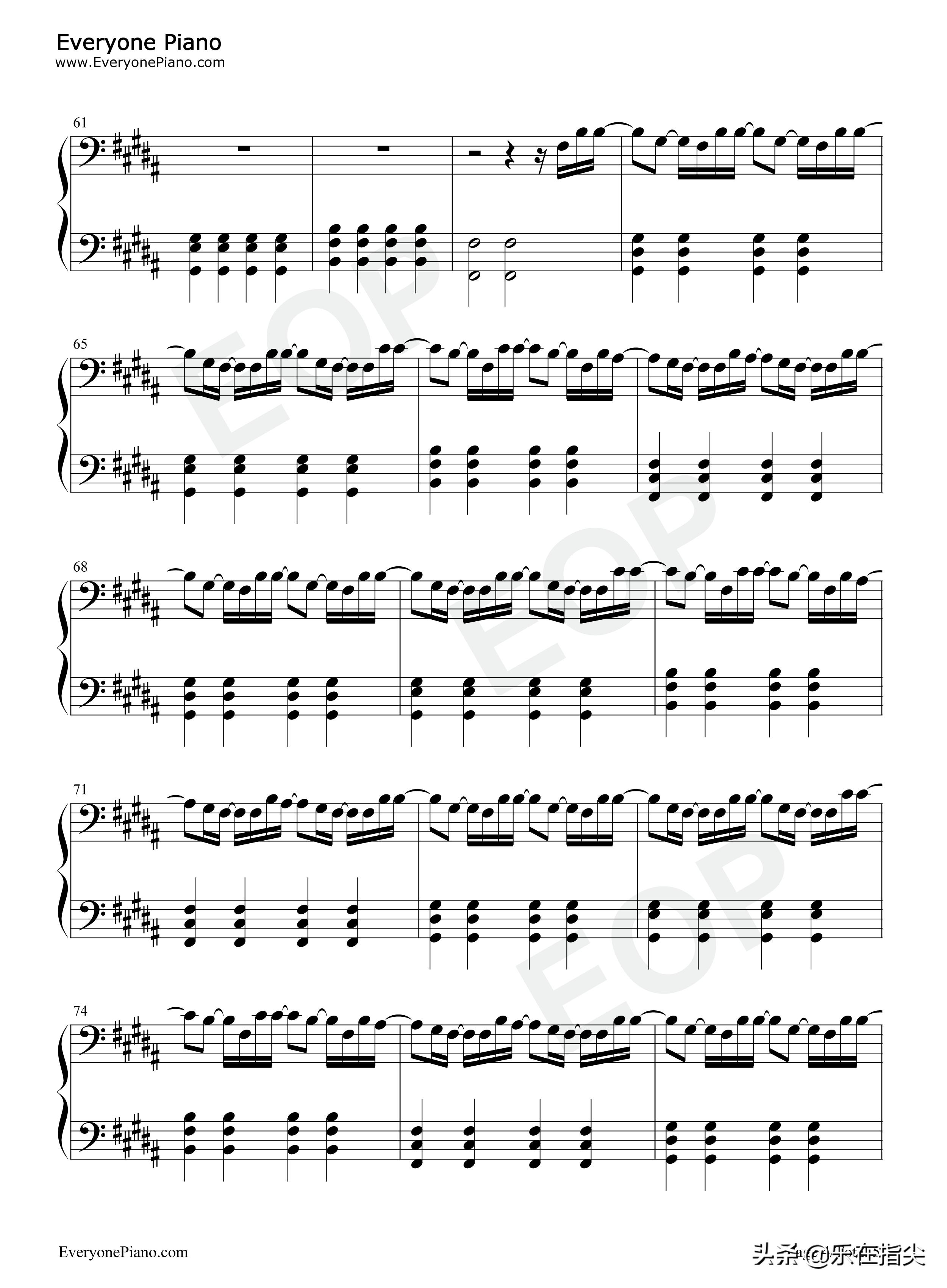 theblessing简谱和弦,基督钢琴谱