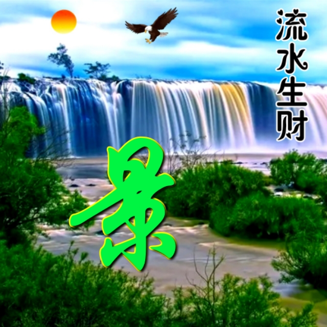 高清聚宝盆流水生财微信头像,流水生财姓氏头像大全