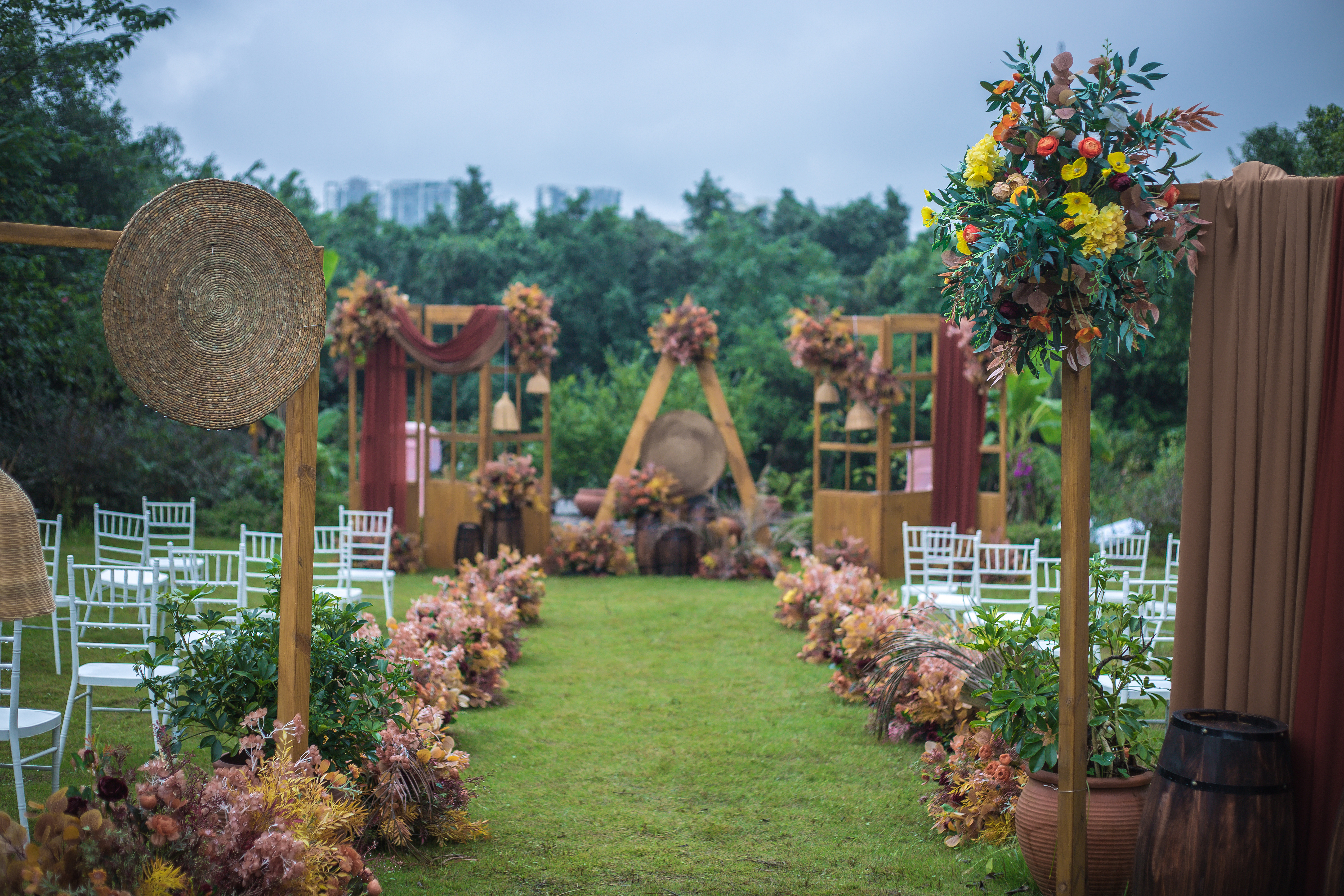 重庆草坪婚礼,重庆中式婚礼纪实