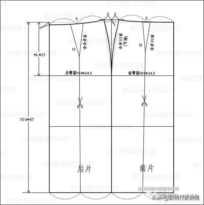 工字褶裙汉服怎样裁剪,工字褶半身裙的裁剪教程