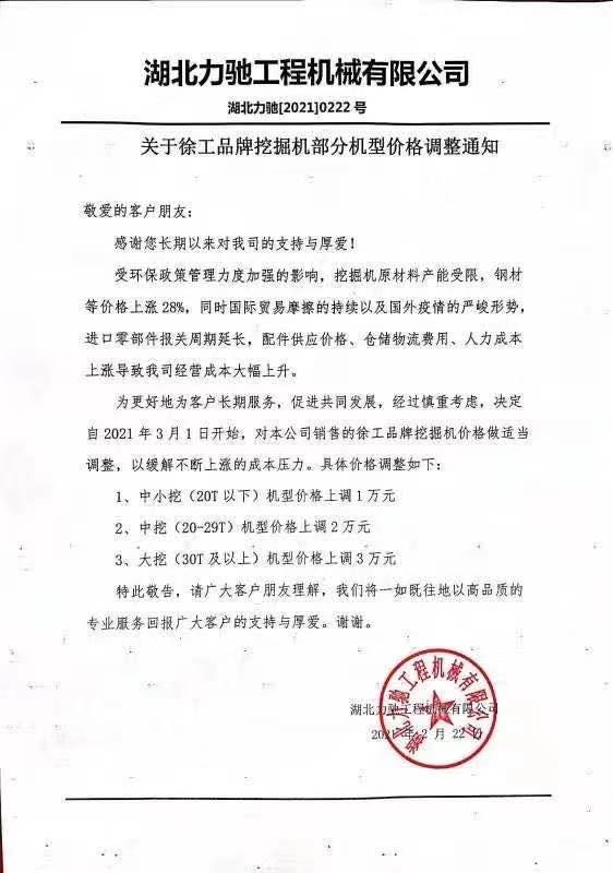 2021年挖掘机行业的前景如何,2024年挖掘机会涨价吗