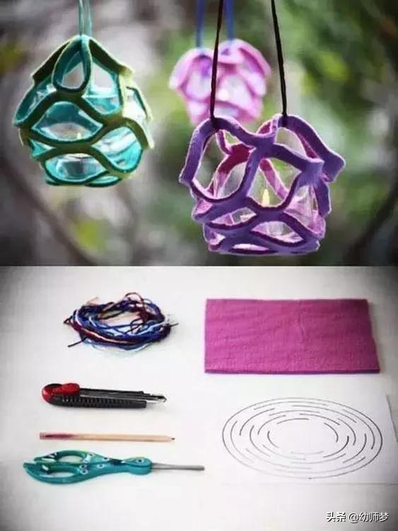 幼儿园贺卡吊饰,可以粘贺卡的吊饰