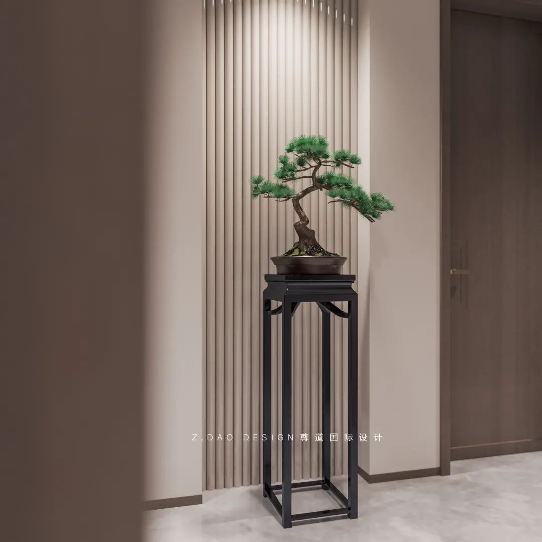 合肥177㎡「高速静安·春晖里」现代中式雅宅，演绎中式对称美学