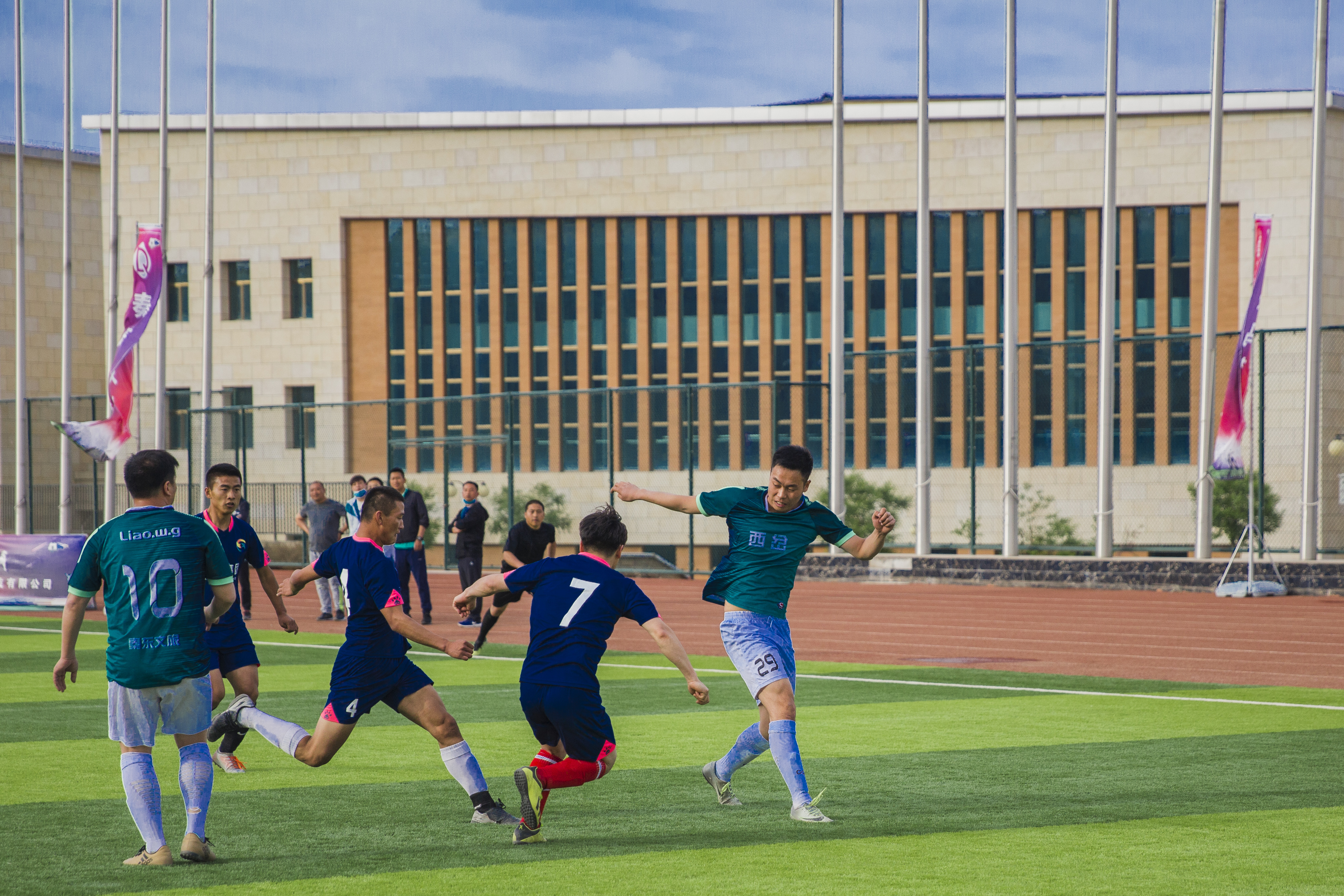 2018兰州新区足球联赛,兰州新区足球锦标赛开幕式