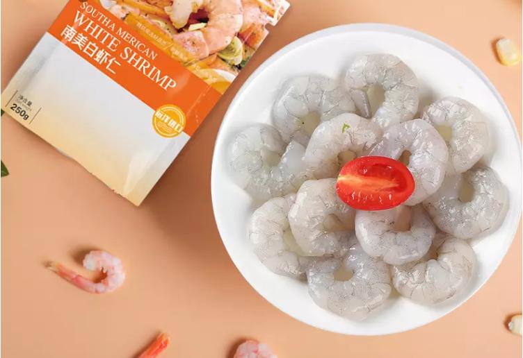 南美白虾虾仁,又白又嫩水晶虾仁