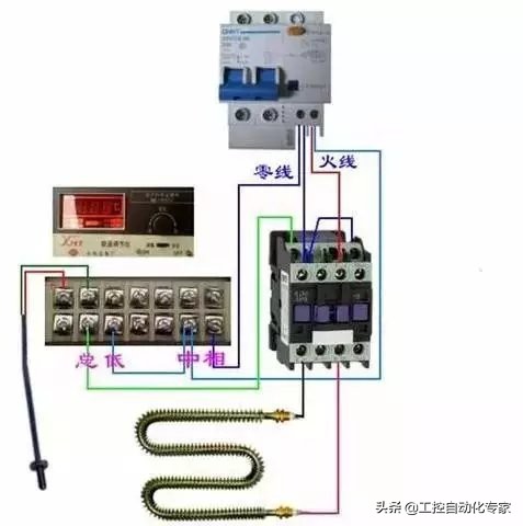 电表上断路器怎么接线真实图,单相电表与三相断路器接线图