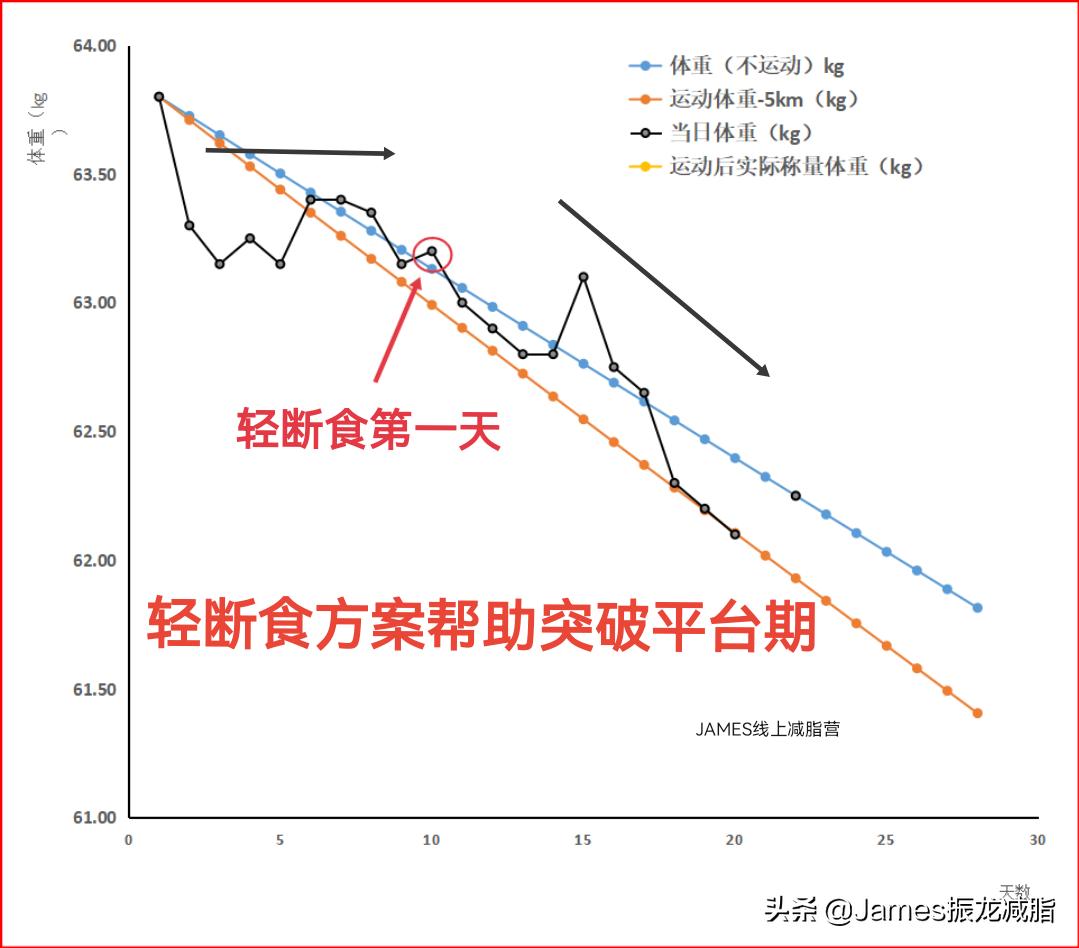 轻断食突破平台,轻断食突破平台期执行多久