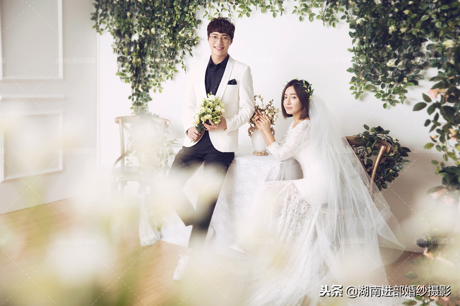 婚纱照风格室内旗袍,唯美风格婚纱照风格