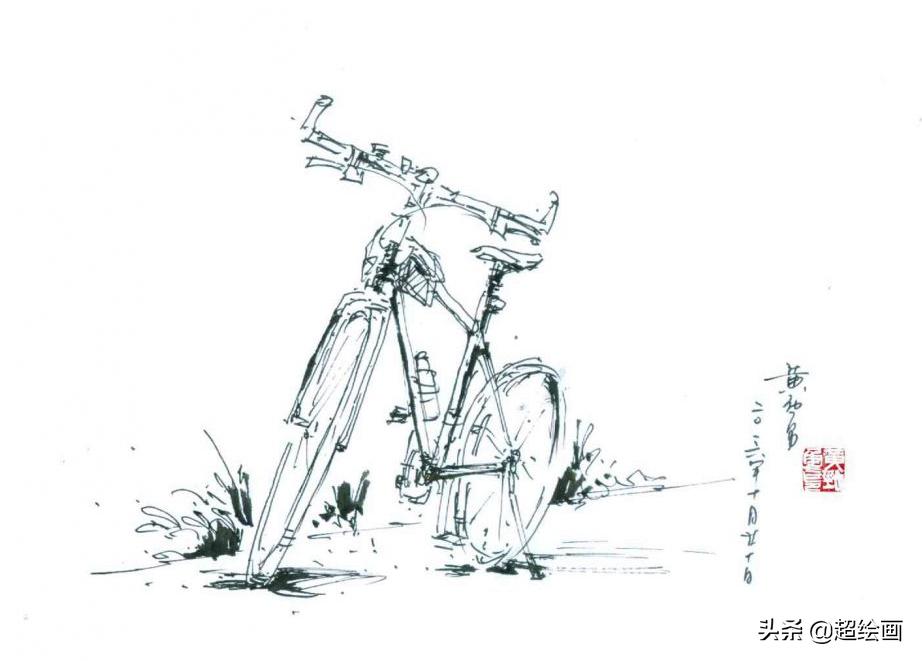 十大顶级钢笔画速写,钢笔速写100幅图片