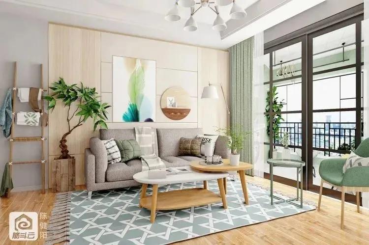 好看的客餐厅效果图,60平方客餐厅一体装修效果图大全