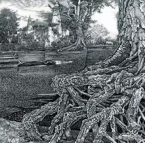 德国风景素描大全,东欧风景素描