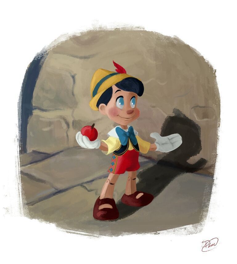 迪士尼画风场景插画,巴西插画师janaglatt作品