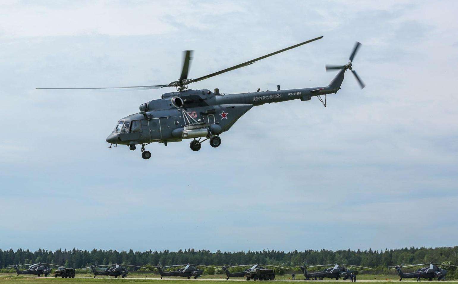 米8最新改进型直升机,游隼武装直升飞机