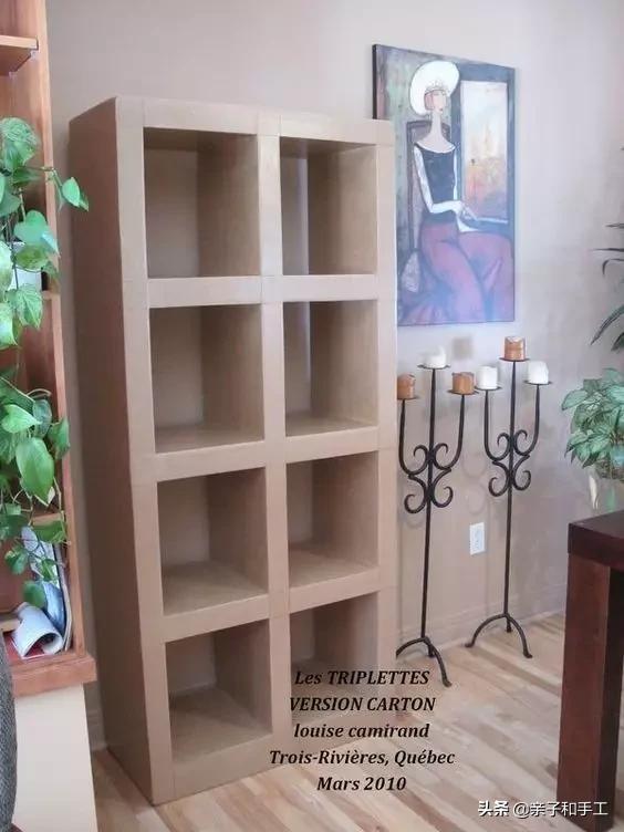 只用瓦楞纸就可以做出一件件家具，简直酷爆了