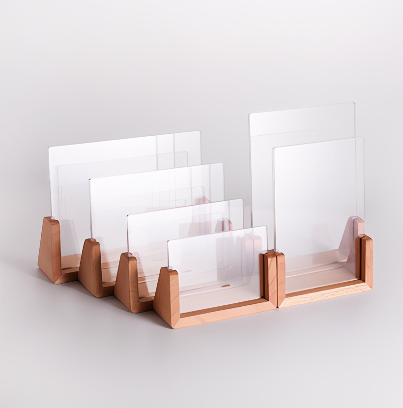 u型实木相框,简约正方形6寸实木相框