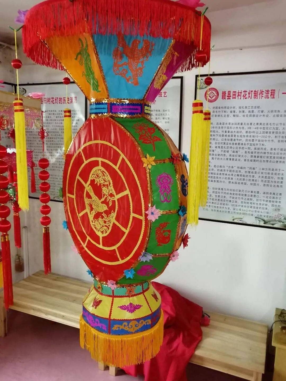 花灯制作赣南,赣县田村花灯的做法