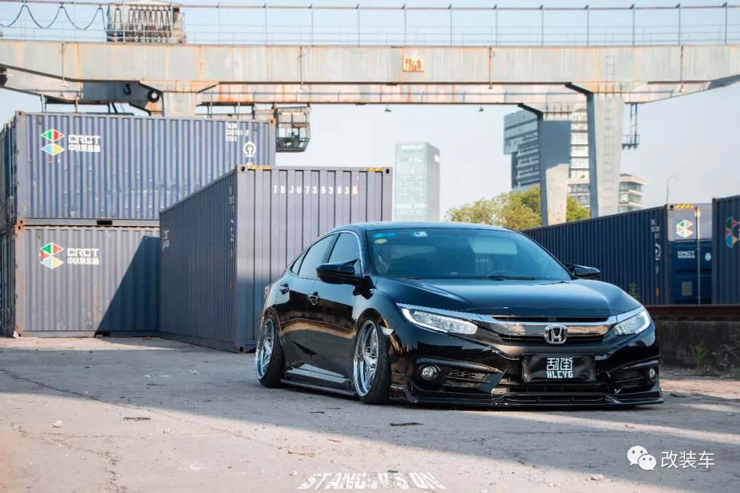 潮汕思域改气动避震,潮汕二手改装思域