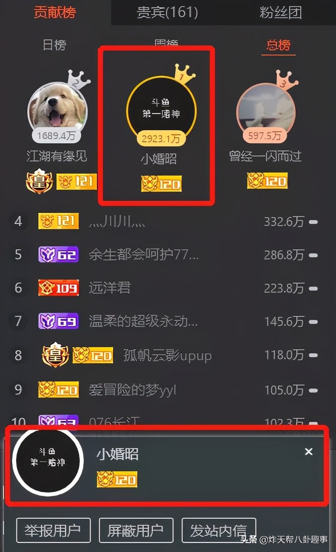 斗鱼远古颜值一姐复播,斗鱼颜值区女主复播引十大神豪