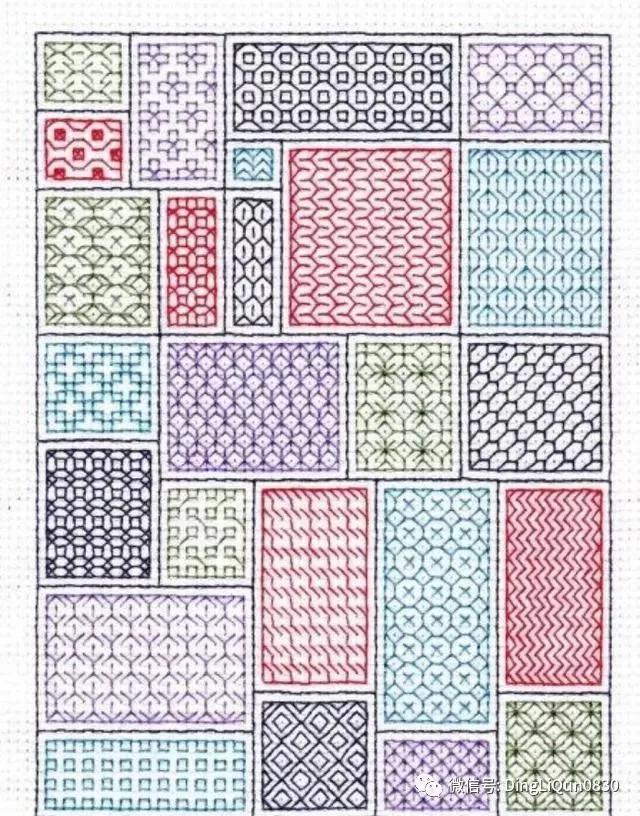 刺绣教程新手入门结粒绣,刺子绣基础入门针法教程