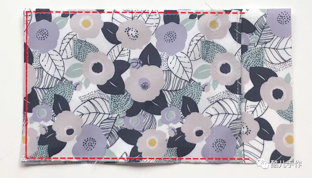 双层拉链收纳包缝制方法,布艺拉链收纳包