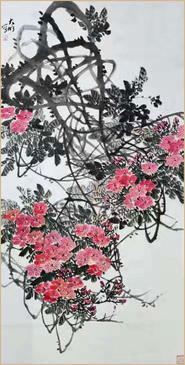 写意花鸟画梅花集锦,写意花鸟国画梅花