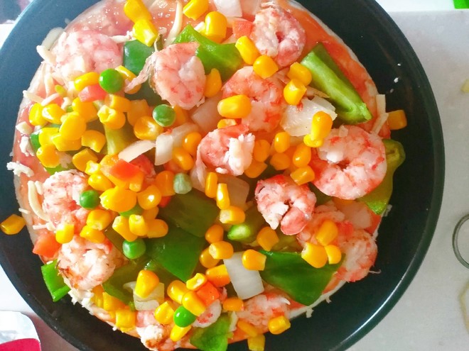 食蔬宝宝版披萨好吃又美味,宝宝鲜虾披萨简单做法