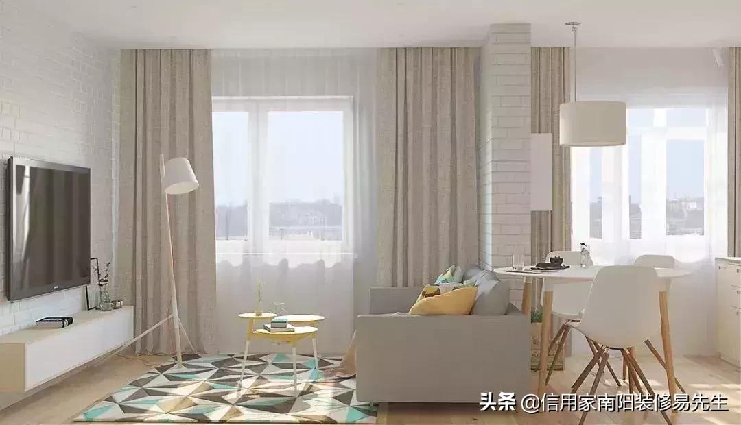 108平横厅客厅餐厅一体装修实景图,48种客餐厅设计总有一款适合你