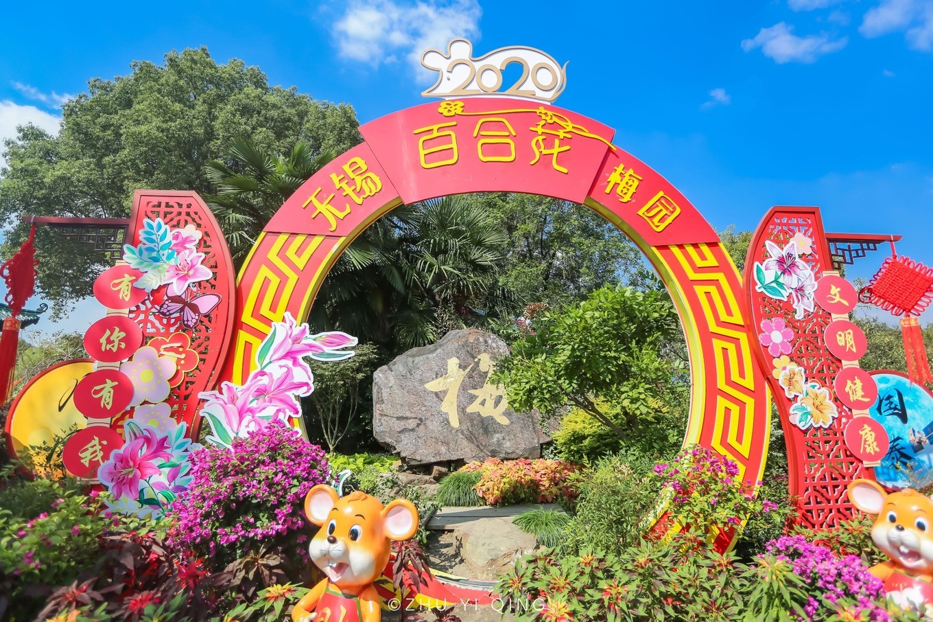 无锡梅园不只能赏梅，初秋近万亩百合花海盛放，小姐姐直呼太美了