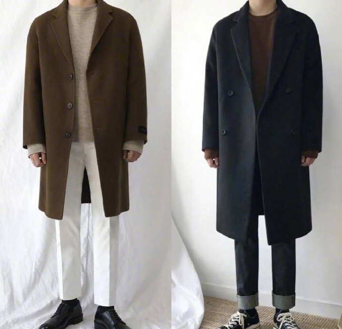 冬季成熟男士大衣穿搭,男士冬季大衣穿搭高级感