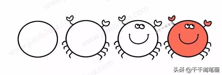 超级可爱的简笔画动物头像,呆萌小动物头像图片简笔画