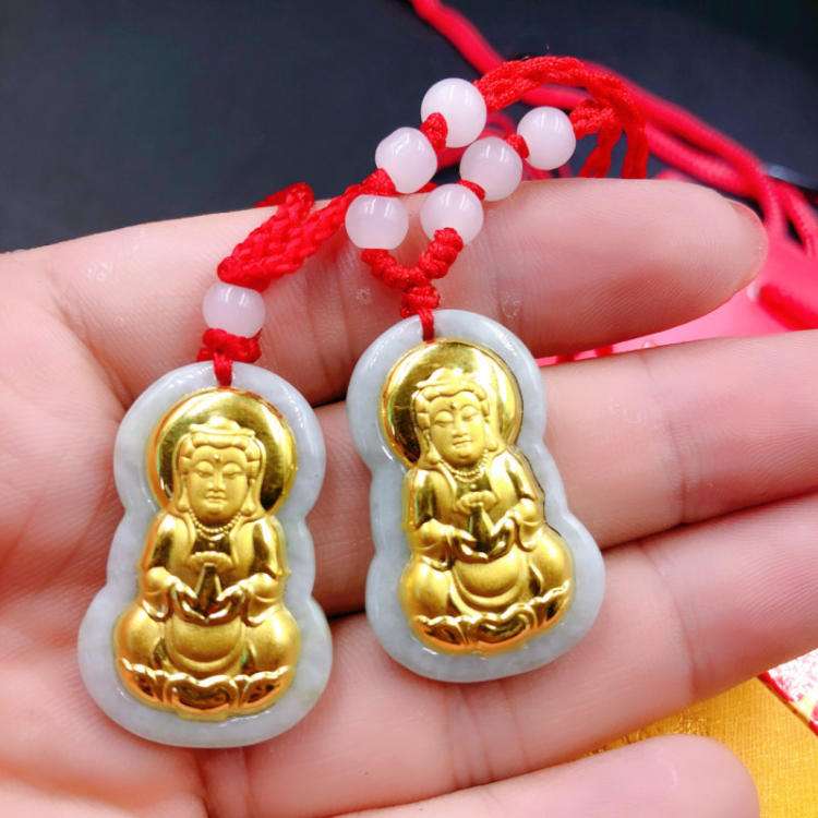 男士黄金观音吊坠款式霸气,男士适合戴什么黄金吊坠