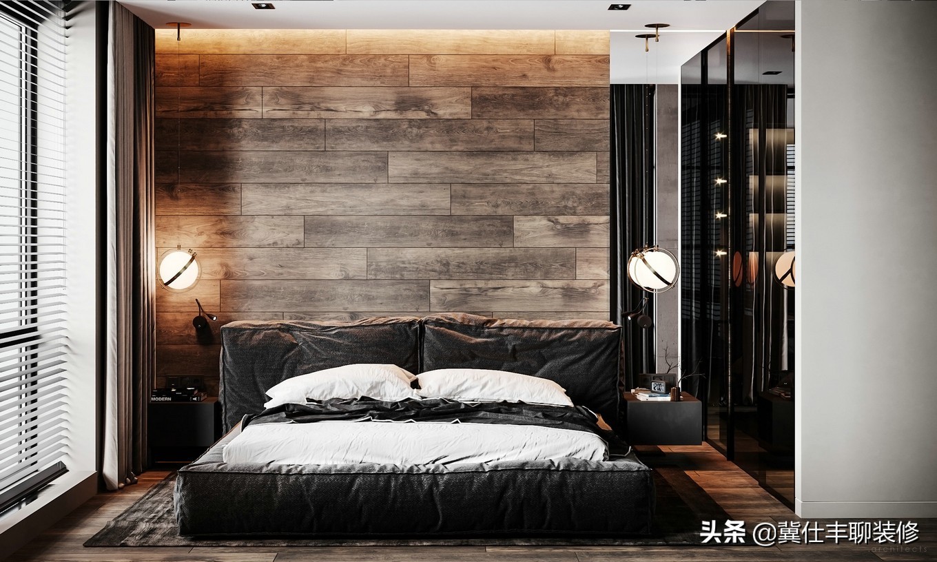 在这个68㎡的时尚家，玻璃才是主角