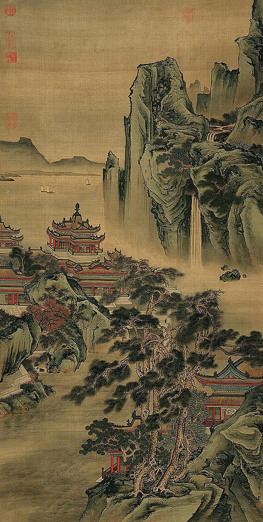 明代四大家仇英重彩画作品欣赏,仇英十大传世名画图文
