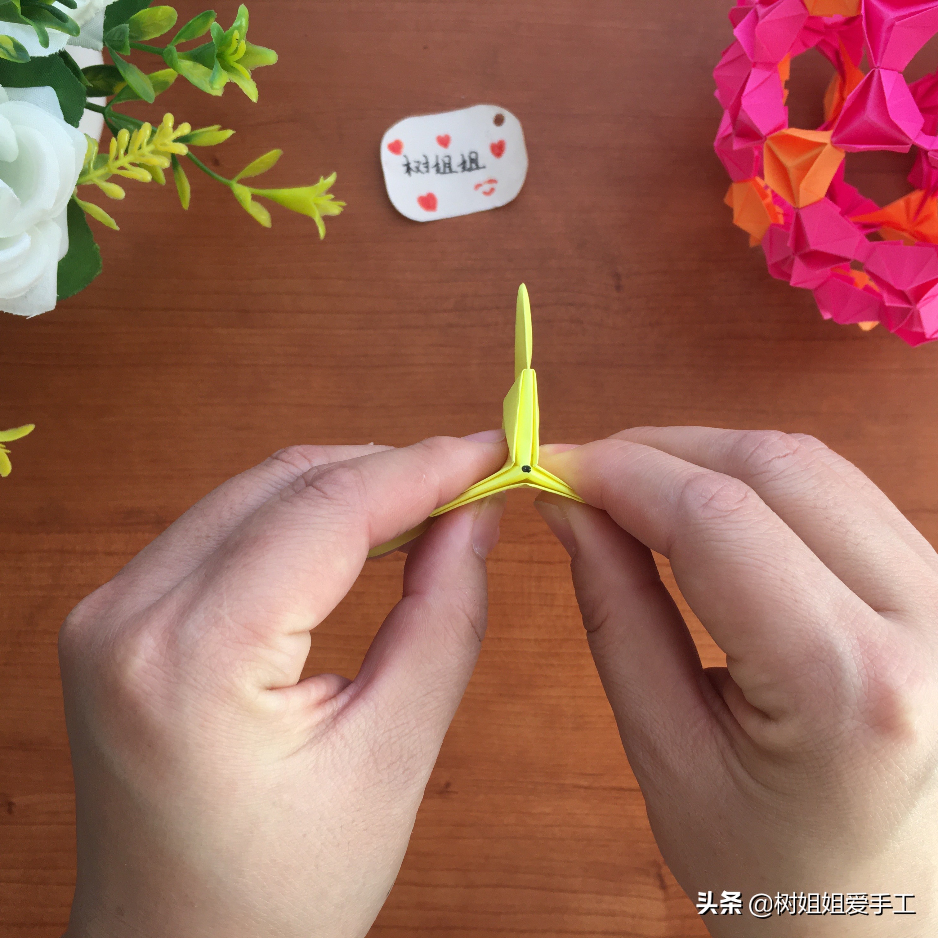 花球折纸六十个花瓣,花球折纸只需六张