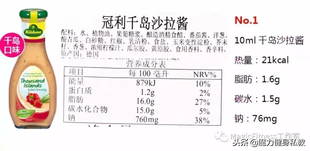 低卡沙拉酱有哪些品牌,沙拉酱如何选低卡