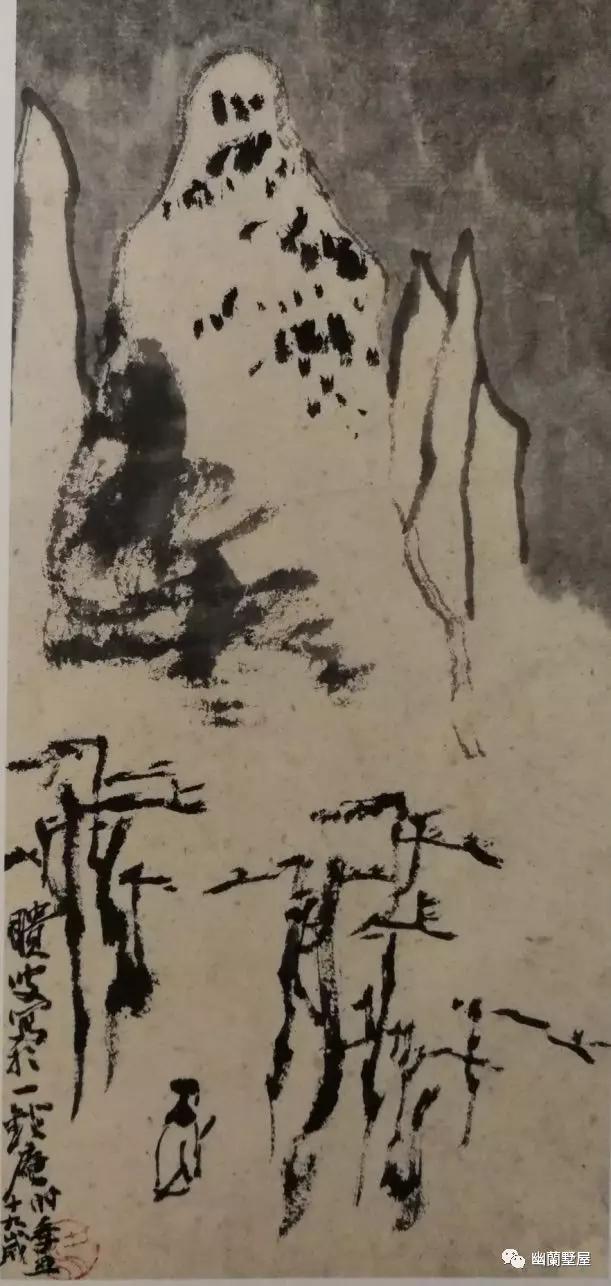 梁崎先生的山水画作品欣赏,当代著名书画大师梁崎作品鉴赏