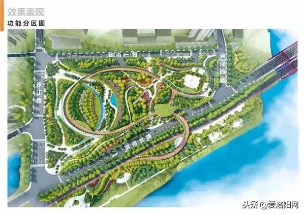 洛阳体育生态公园效果图,洛阳新增一个公园