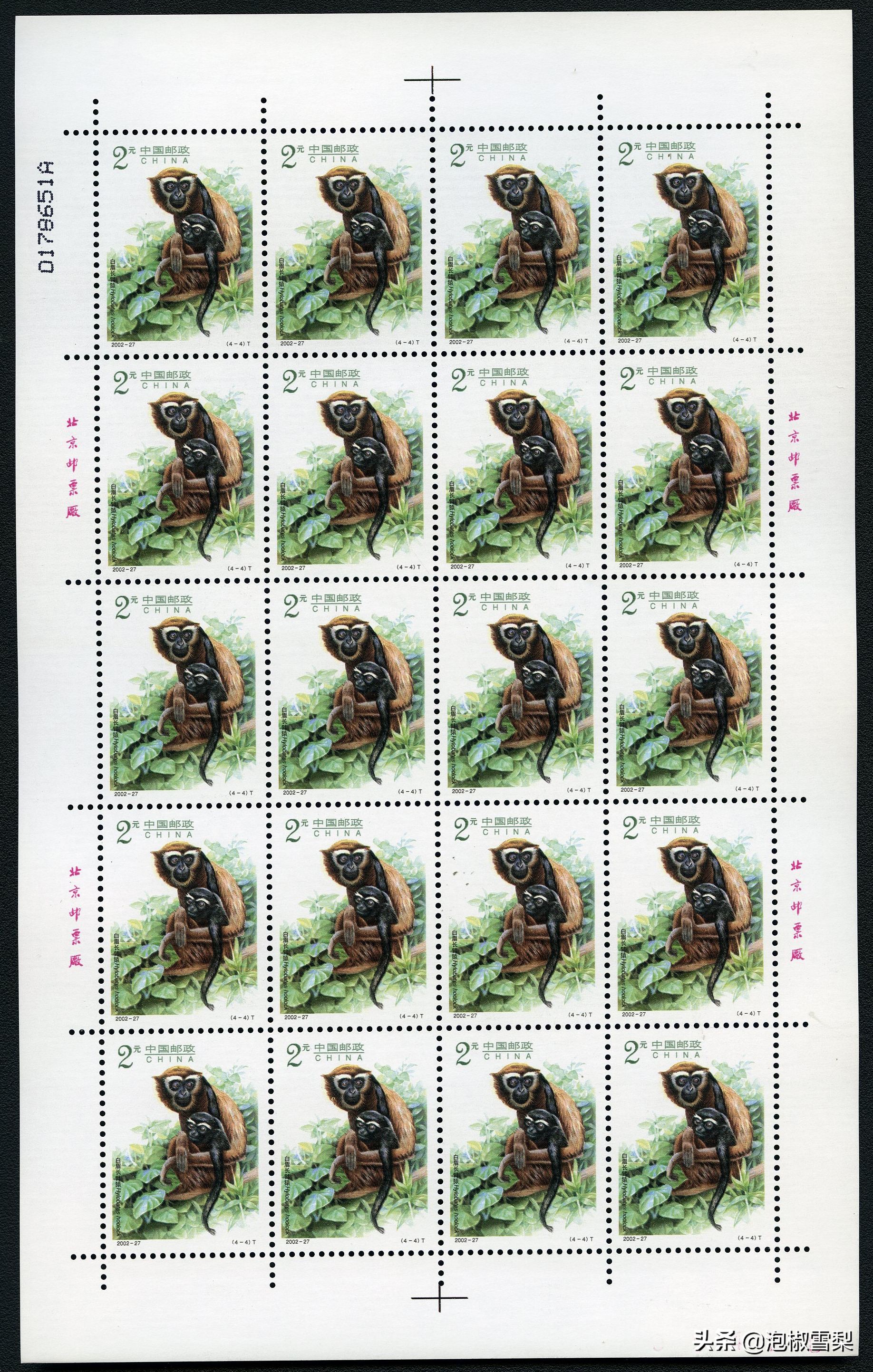 中国男足.七仙女.跆拳道.八大山人.聊斋｜2002全年邮票118张图片