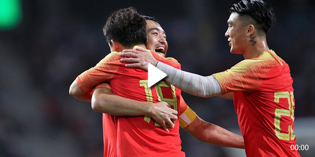 国足2-0巴勒斯坦赛后,国足热身赛2:0击败巴勒斯坦