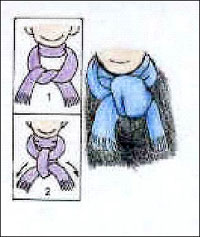 300种围巾系法带图解,20种围巾教程