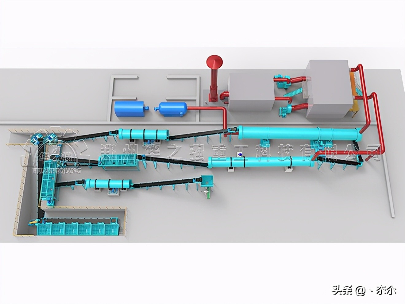 畜禽粪便有机肥生产设备配置,国内畜禽粪便有机肥加工设备