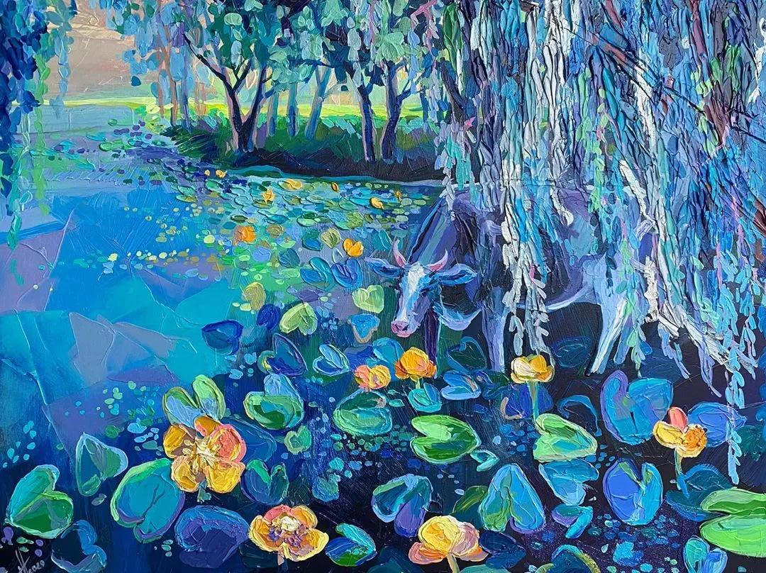 一千元颜料画画,画画颜料全套捡漏