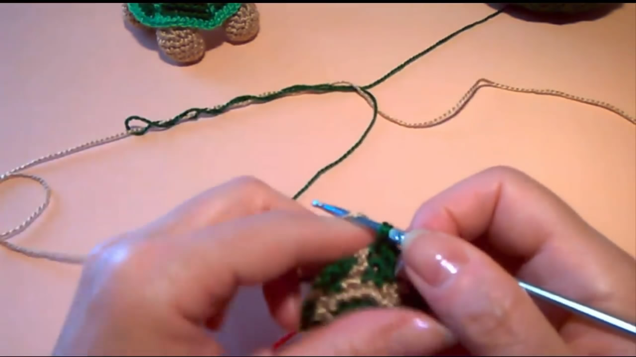 毛线钩织玩偶乌龟视频教程全集,毛线钩织小乌龟材料包教程