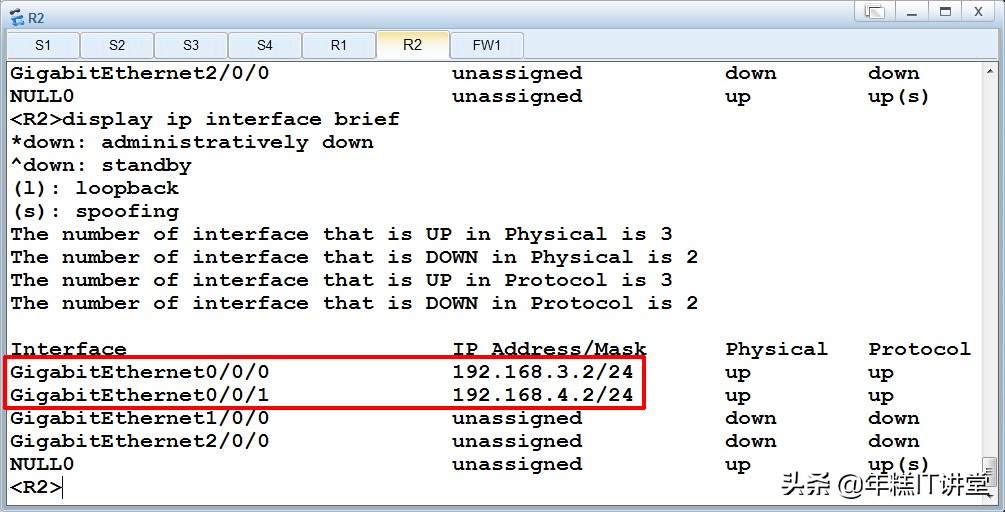 华为ensp静态路由配置教学,华为ensp搭建企业网络